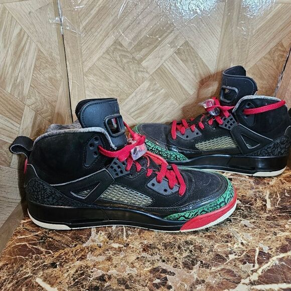 Jordan Spizike black Varsity red 315371-026 basketball shoes size 11.      364 main image 7